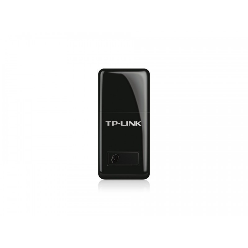 TP-LINK TL-WN823N - Avec fil - USB - WLAN - Wi-Fi 4 (802.11n) - 300 Mbit/s  - Noir