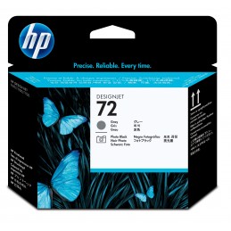 HP 72 Gris et Photo Noir