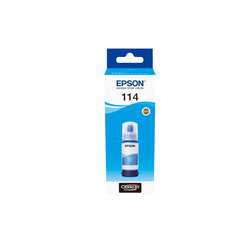 Epson 114, Original, Cyan, Epson, ET-8500 ET-8600, Rendement standard, 70 ml