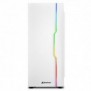 Sharkoon RGB Slider, Midi Tower, PC, Blanc, ATX, micro ATX, Mini-ITX, Jouer, Multicolore