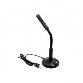 Equip 245340, Microphone de table, -47 dB, 100 - 16000 Hz, 2200 Ohm, Avec fil, USB