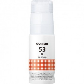 Canon Bouteille d'encre rouge GI-53R, Original, Rouge, Canon, PIXMA G650 PIXMA G550, 60 ml, Jet d'encre