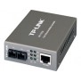 TP-LINK 10100Mbps Single-mode Media Converter - 1000 Mbits - IEEE 802.3,IEEE 802.3u,IEEE 802.3x - Gigabit Ethernet - 1000 Mbits - UTP 3 - 4 - 5e - 5 - SC
