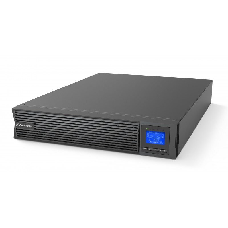 BlueWalker PowerWalker VFI 2000 ICR IoT, Double-conversion en ligne, 2 kVA, 2000 W, Sinusoïde pur, 160 V, 300 V