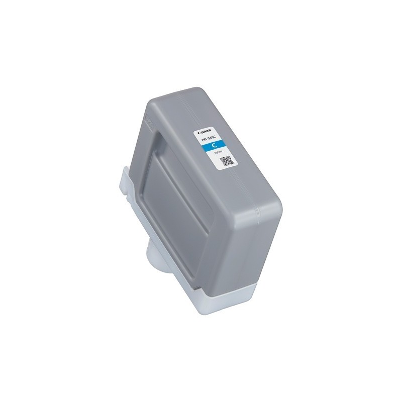 Canon PFI-340 C, Rendement standard, Cyan, Encre à colorant, 330 ml, 1 pièce, Paquet unique
