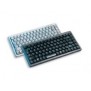 Cherry G84-4100, Mini, Avec fil, USB, QWERTZ, Gris