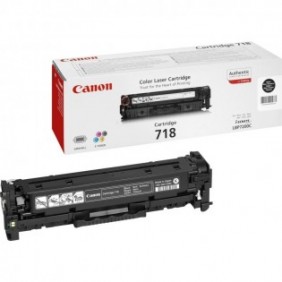 Canon CRG-718 Bk, 3400 pages, Noir, 1 pièce