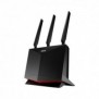 ASUS 4G-AC86U, Wi-Fi 5 802.11ac, Bi-bande 2,4 GHz  5 GHz, EthernetLAN, 3G, Noir, Routeur