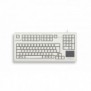 Cherry TouchBoard G80-1190, Taille réelle 100 %, Avec fil, USB, Clavier mécanique, QWERTZ, Gris