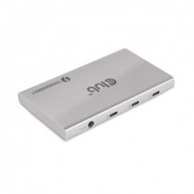 Club 3D CSV-1580, Station d'accueil, Thunderbolt 4, Argent, OS Support: Windows10™ or above version supported Thunderbolt™ 4 host MacOS™ 11 or above..., CC, 10 W