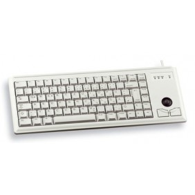 Cherry G84-4400, Taille réelle 100 %, Avec fil, PS2, QWERTY, Gris