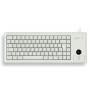 Cherry G84-4400, Taille réelle 100 %, Avec fil, PS2, QWERTY, Gris
