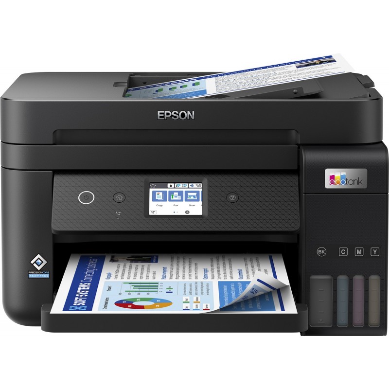 Epson EcoTank ET-4850, Jet d'encre, Impression couleur, 4800 x 1200 DPI, A4, Impression directe, Noir