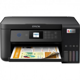 Epson EcoTank ET-2850, Jet d'encre, Impression couleur, 5760 x 1440 DPI, Copie couleur, A4, Noir