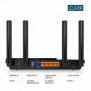 TP-LINK Archer AX55 Pro, Wi-Fi 6 802.11ax, Bi-bande 2,4 GHz  5 GHz, EthernetLAN, Noir, Routeur de bureaupoteau