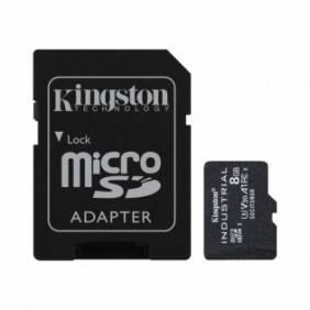 Kingston Industrial, 8 Go, MicroSDHC, Classe 10, UHS-I, Class 3 , V30