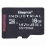 Kingston Industrial, 16 Go, MicroSDHC, Classe 10, UHS-I, Class 3 , V30