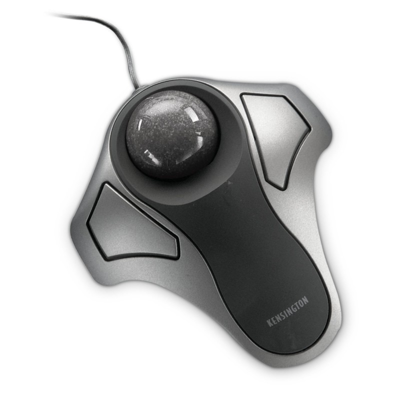 Kensington Trackball optique Orbit, Ambidextre, Trackball, USB Type-A, Argent