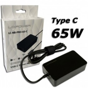 LC-Power LC-NB-PRO-65-C, Ordinateur portable, Intérieure, 110-240 V, 50-60 Hz, 65 W, 5, 9, 12, 15, 20 V