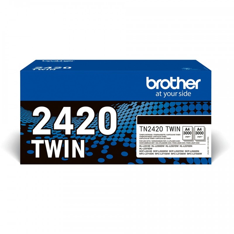 Brother TN-2420TWIN, 3000 pages, 2 pièce