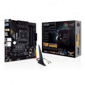 ASUS TUF GAMING B550M-PLUS WIFI II, AMD, Emplacement AM4, AMD Ryzen 3000 Series, AMD Ryzen 5000 Series, Emplacement AM4, DDR4-SDRAM, 128 Go