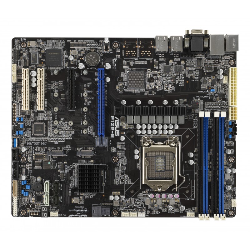 ASUS P12R-E, Intel, LGA 1200 Socket H5, Intel® Pentium®, Intel Xeon E, DDR4-SDRAM, 128 Go, DIMM