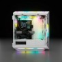 Corsair iCUE 5000T RGB, Midi Tower, PC, Blanc, ATX, EATX, micro ATX, Jouer, Multicolore