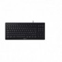 Cherry STREAM KEYBOARD TKL, Avec fil, USB, Commutateur de touche « ciseaux », QWERTZ, Noir