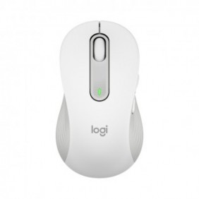 Logitech Signature M650 L, Gauche, Optique, Bluetooth, 4000 DPI, Blanc