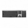 LogiLink ID0206, Sans fil, Bluetooth, QWERTZ, Gris