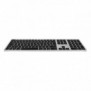 LogiLink ID0206, Sans fil, Bluetooth, QWERTZ, Gris