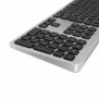 LogiLink ID0206, Sans fil, Bluetooth, QWERTZ, Gris