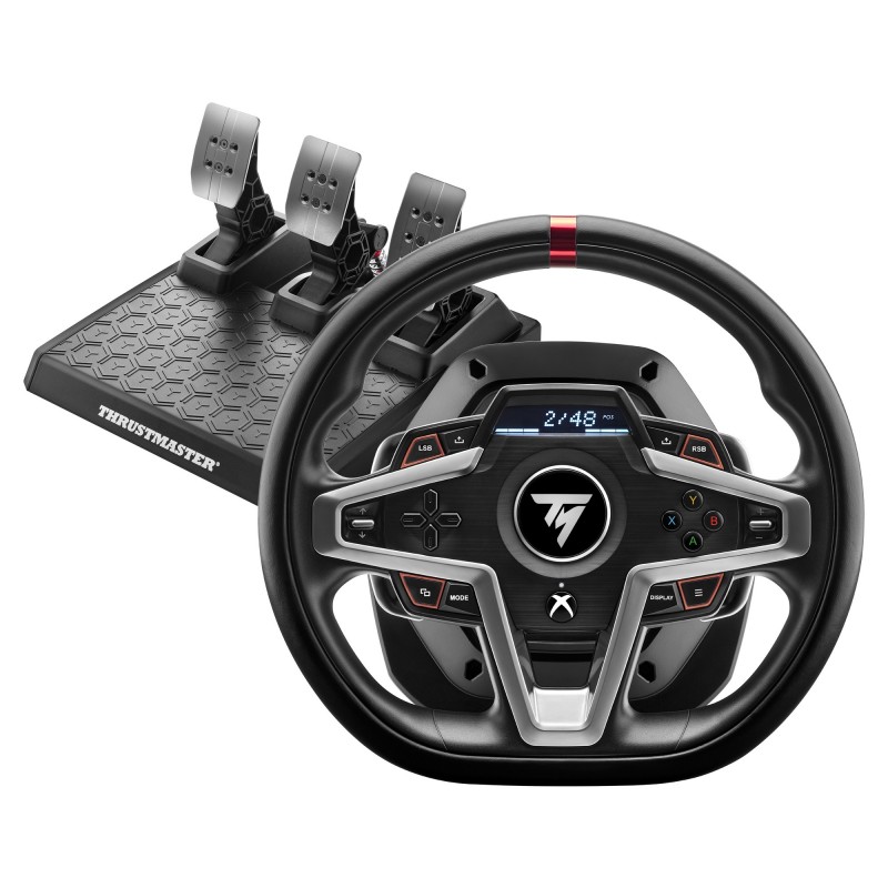 ThrustMaster 4460182, Volant + pédales, PC, Xbox One, Xbox One S, Xbox One X, Xbox Series S, Xbox Series X, AnalogiqueNumérique, Avec fil, USB, Noir