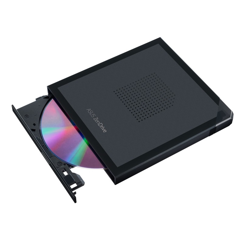 ASUS ZenDrive V1M SDRW-08V1M-U, Noir, Avant, PC de bureauPC portable, DVD±RW, USB Type-C, CD-R, CD-ROM, DVD+R, DVD+R DL, DVD+RW, DVD-R, DVD-R DL, DVD-ROM, DVD-RW