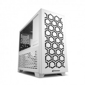 Sharkoon MS-Y1000, Micro Tower, PC, Blanc, micro ATX, Mini-ITX, Jouer, 13,5 cm