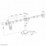 Neomounts FPMA-D550DD3BLACK Support d'écran à poser 13-27", Autonome, 33 cm 13", 68,6 cm 27", 100 x 100 mm, Réglage de la hauteur, Noir