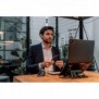 Bakker UltraStand Universal, Supports de Laptop, Noir, Gris foncé, Aluminium, Caoutchouc, Acier, 33 cm 13", 39,6 cm 15.6", 3 kg