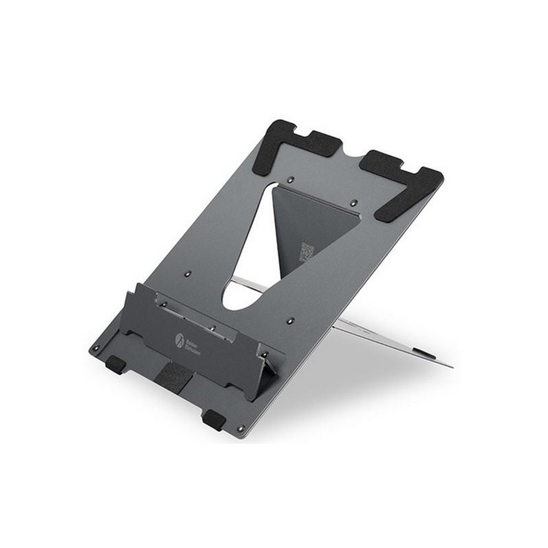 Bakker Ergo-Q 160, Supports de Laptop, Noir, Gris foncé, Aluminium, Caoutchouc, Acier, 25,4 cm 10", 43,2 cm 17", 3 kg
