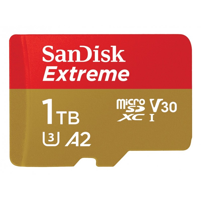 SanDisk Extreme, 1,02 To, MicroSDXC, Classe 3, UHS-I, 190 Mos, Class 1