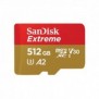 SanDisk Extreme, 512 Go, MicroSDHC, Classe 10, UHS-I, 190 Mos, 130 Mos