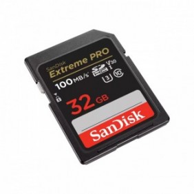SanDisk Extreme PRO, 32 Go, SDHC, Classe 10, UHS-I, 200 Mos, 90 Mos