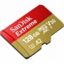 SanDisk Extreme, 128 Go, MicroSDXC, 160 Mos, 90 Mos, Class 3 , V30
