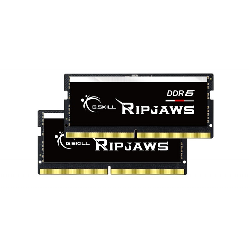 G.Skill Ripjaws F5-4800S3434A16GX2-RS, 32 Go, 2 x 16 Go, DDR5, 4800 MHz, 262-pin SO-DIMM