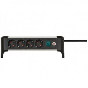 Brennenstuhl 1391040400, 1,8 m, Intérieure, Courbe, IP20, 1,5 mm², Aluminium