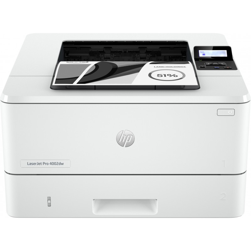 HP LaserJet Pro Imprimante 4002dw, Laser, 1200 x 1200 DPI, A4, 40 ppm, Impression recto-verso, Blanc