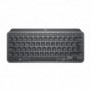 Logitech Ensemble MX Keys Mini pour les professionnels, Sans fil, Bluetooth, QWERTZ, Graphite, Souris incluse