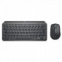 Logitech Ensemble MX Keys Mini pour les professionnels, Sans fil, Bluetooth, QWERTZ, Graphite, Souris incluse