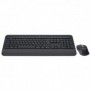 Logitech 920-010994, Sans fil, Bluetooth, Clavier à membrane, QWERTZ, Graphite, Souris incluse