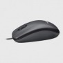 Logitech M100, Ambidextre, Optique, USB Type-A, 1000 DPI, Noir