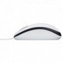Logitech M100, Ambidextre, Optique, USB Type-A, 1000 DPI, Blanc